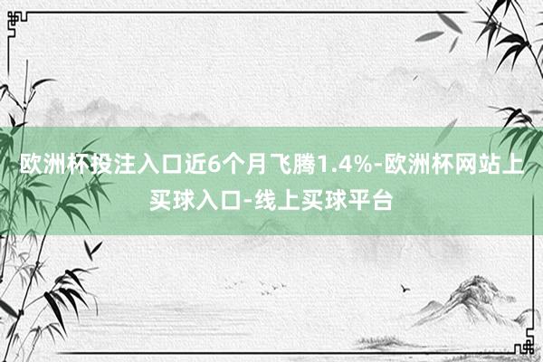 欧洲杯投注入口近6个月飞腾1.4%-欧洲杯网站上买球入口-线上买球平台