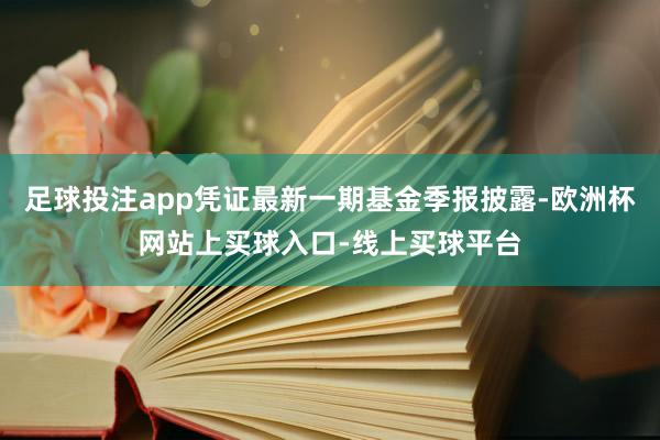 足球投注app凭证最新一期基金季报披露-欧洲杯网站上买球入口-线上买球平台